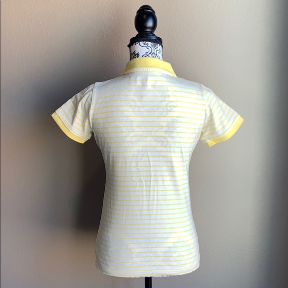 Fossil White & Yellow Stripes Collared Shirt *2 for $5* - Picture 3 of 8